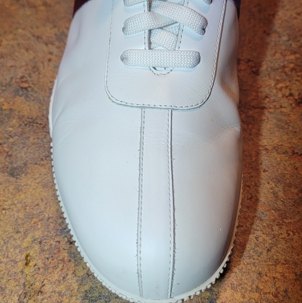 Bally Frenz Men's White Leather Sneakers Sneakers Size 13 US/46 EU USED w/BOX - Picture 5 of 16